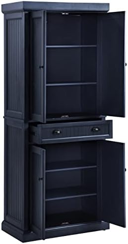 Crosley Furniture Seaside Coastal Pantry Storage Cabinet