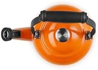Le Creuset Enamel On Steel Demi Tea Kettle, 1.25 qt., Flame - Image 4