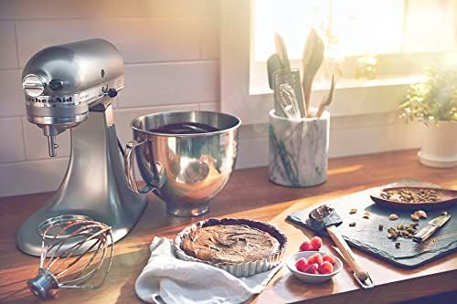 KitchenAid Artisan, 5-Qt Tilt Head Stand Mixer, KSM150PS, Contour Silver