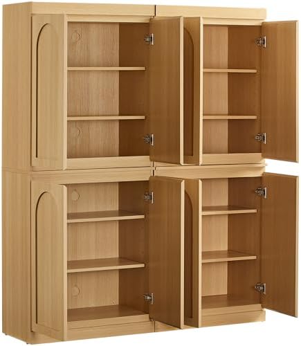 Crosley Furniture Marco 2-Piece Pantry Storage Cabinet Set