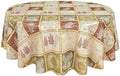 Newbridge Thanksgiving Harvest Breeze 70 Inch Round Vinyl Tablecloth