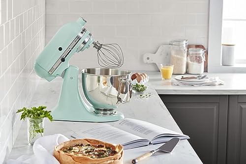 KitchenAid Artisan, 5-Qt Tilt Head Stand Mixer, KSM150PS, Ice Blue
