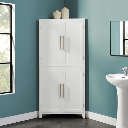 Crosley Furniture Roarke Corner Pantry Storage Cabinet