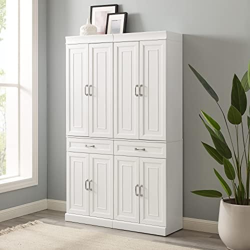 Crosley Furniture Stanton 2-Piece Pantry Storage Cabinet Set