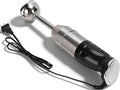 Hand Blender, Immersion Blender with Adjustable Speed, Electric Handheld Portable Stick Mixer, for Effortless Blending Smoothies Shakes Puree Round, 400W