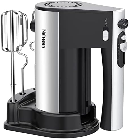600W Powerful Hand Mixer Electric 10 Speed Powerful with Turbo