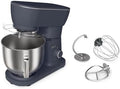 bella STIR 5.3Qt Tilt-Head Stand Mixer, 12-Speed Countertop Mixer, Denim