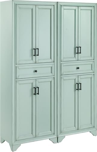 Crosley Furniture Tara 2-Piece Pantry Storage Cabinet Set