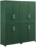 Crosley Furniture Savannah 2-Piece Pantry Storage Cabinet Set