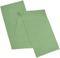 AVKA Studio 100% Cotton Ribbed Table Runner - Pack of 1-13 x 72 Inches - Light Green - Dining Or Kitchen Table Runner Thick Construction for Everyday Use, Picnics, Outdoor Table, Parties, etc
