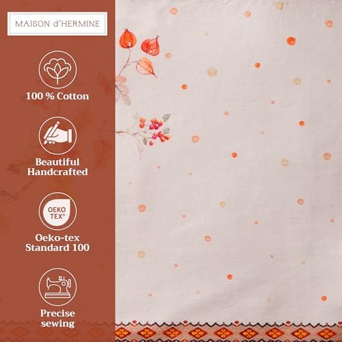 Maison d' Hermine Placemats Set of 4 Reusable 100% Cotton (13"x19")