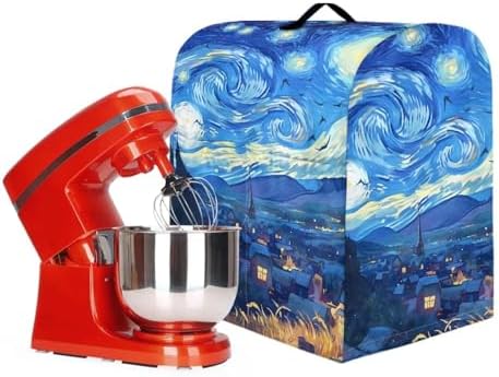 Starry Night Stand Mixer Covers Kitchen Appliance Dust Covers Decoration Kitchen Aid Mixer Covers 4.5-5 Quart Kitchen Aid Stand Mixer Dust Proof Cover Blue