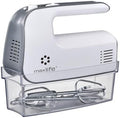 Max Life ML-6617 Electric Hand Mixer, 5 Speeds, White, Snap-On Storage Case