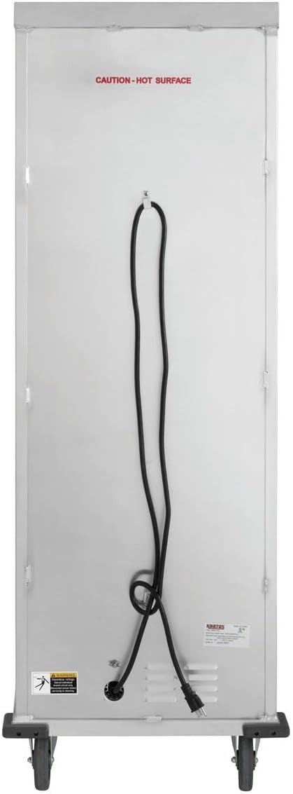 Kratos Full Size Commercial Insulated Holding and Proofing Cabinet, Universal Design Holds Sheet Pans and Food Pans, 120V 1440W (28W-372)