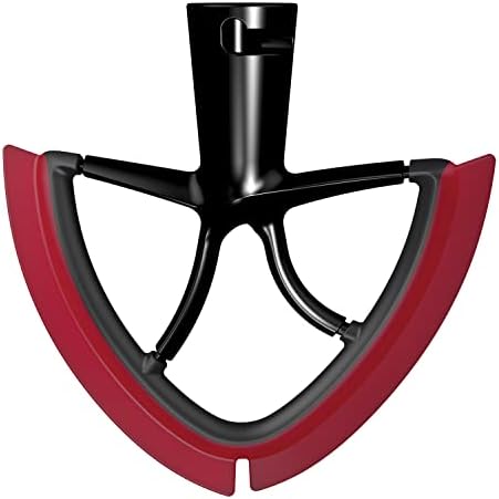 New Metro Design Beater Blade Metal TH-MR Compatible with KitchenAid 4.5-5 Qt Tilt-head Stand Mixer, Red