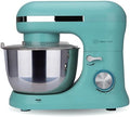 CULINARY CHEF 4.5L Stand Mixer with Stainless Steel Bowl, Tilt-Head Kitchen Electric Mixer with Dough Hook, Mixing Beater and Whisk, Splash Guard, Blue