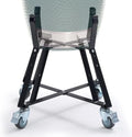 Medium BGE Nest,Grill Stand for BGE Accessories, Rolling Nest with Heavy Duty Locking Caster Wheels Powder Coated Steel for BGE Smoker Kamado Joe Grill Stand Accessories