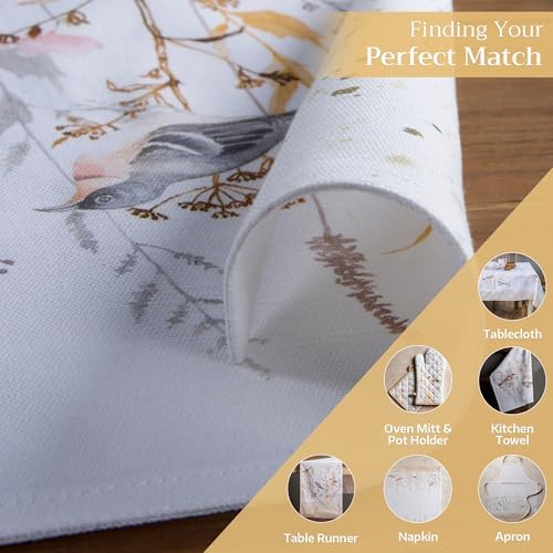 Maison d' Hermine Placemats Set of 4 Reusable 100% Cotton (13"x19")