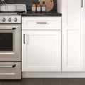 Furinno Shaker Drawer Base Kitchen Cabinet with 1-Door, White