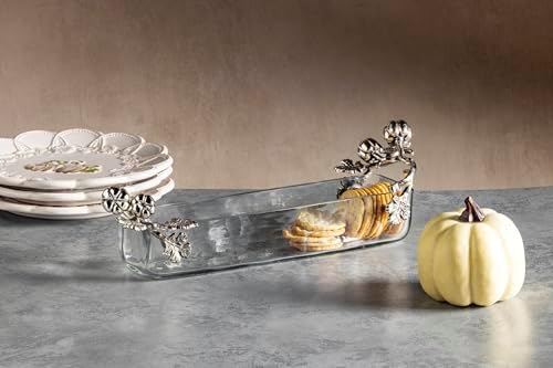 Mud Pie Thanksgiving Pumpkin Cracker Dish