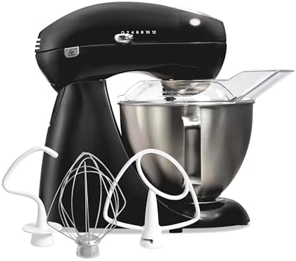 Hamilton Beach Die-Cast Metal Classic Electric Stand Mixer, 12 Speeds