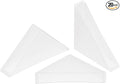 uxcell 20Pcs Plastic Corner Protectors 8x50mm Right Angle Shape Glass Corner Guards Cushion for Corner Protection of Glass, Mirror, Tile, White
