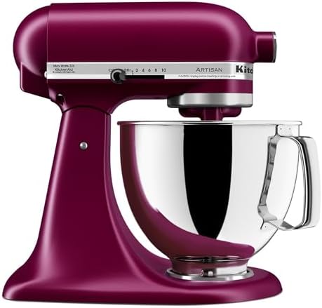 KitchenAid Artisan, 5-Qt Tilt Head Stand Mixer, KSM150PS, Beetroot