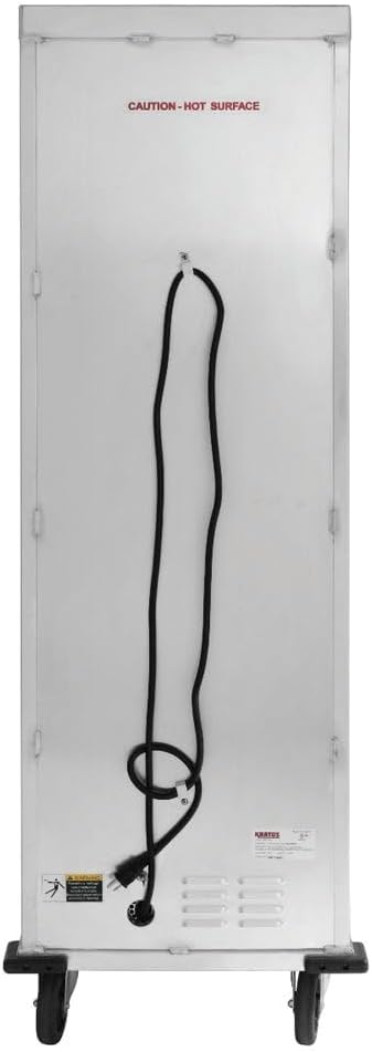 Kratos Full Size Commercial Insulated Holding and Proofing Cabinet with Clear Dutch Doors, Holds 36 Full Size Sheet Pans, 120V, 1440W (28W-603)