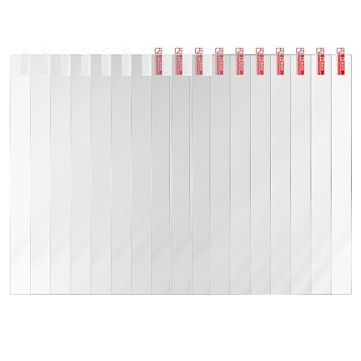 10PCS 7.6 inch LCD Screen Protector Film: Scratch-Resistant High Light Transmittance Protective Films for LCD Resin 3D Printer Anycubic Photon M3