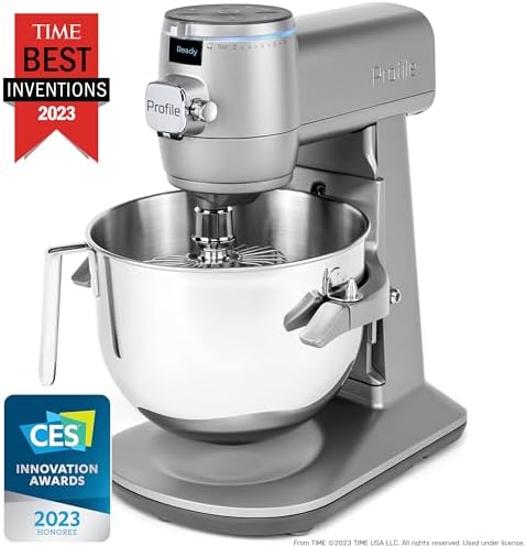 GE Profile Smart Stand Mixer with 7qt Bowl, Built-in Scale, Auto Sense