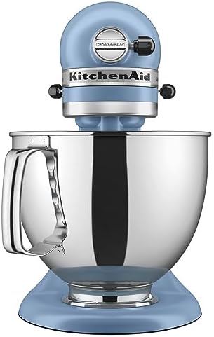 KitchenAid Artisan, 5-Qt Tilt Head Stand Mixer, KSM150PS, Blue Velvet