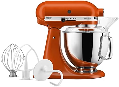 KitchenAid Artisan, 5-Qt Tilt Head Stand Mixer, KSM150PS, Scorched Orange