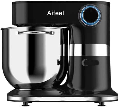 10.5QT Stand Mixer, 900W Electric Tilt-Head Kitchen Mixer Black