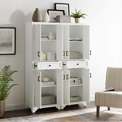 Crosley Furniture Tara 2-Piece Pantry Storage Cabinet Set
