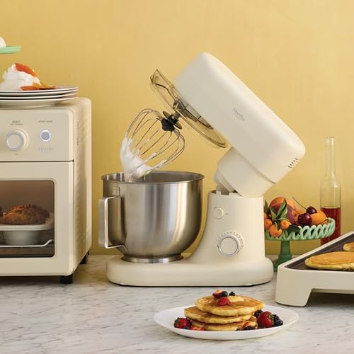 Martha Stewart 5.3QT Tilt Head Stand Mixer, 12 Speeds, Stainless Steel Bowl