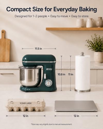 Kitchen in the Box Stand Mixer, 3.5 QT Kitchen Electric Mixer for Baking