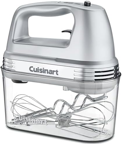 Cuisinart Electric Hand Mixer, 9 Speeds, Extra Long Beaters, 220W