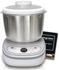 Dough Mixer with Fermentation Function, 5.3Qt Large Capacity Dough Maker for Bread, Pizza & Sourdough, Electric Dough Kneading Machine with Stainless Steel Bowl and Touch Control Panel