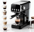 20BAR Espresso Machine with Frother, Coffee Maker with Cup Warmer