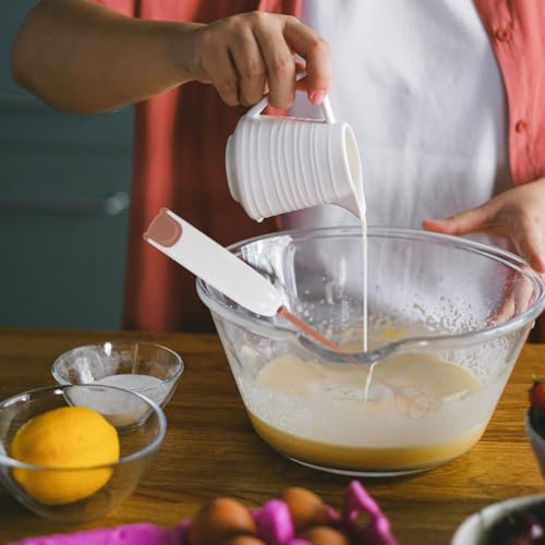 Garneck Small Electric Mixer Stirrer Handheld Drink Blender 2xaa Battery Extendable Design
