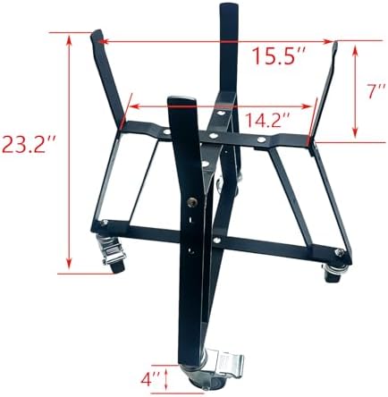 Rolling Cart for Big Green Egg Small, Minimax, Medium, Kamado Joe Junior