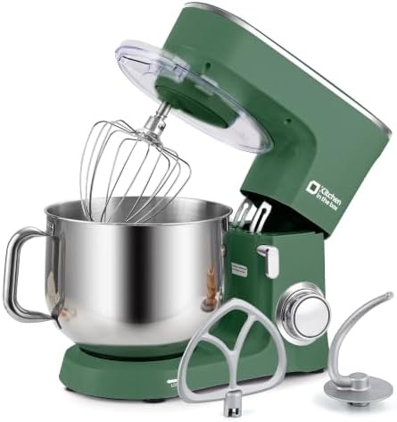 Kitchen in the box Stand Mixer 8.5 QT, 900 Watt Heavy Dough Mixer Green