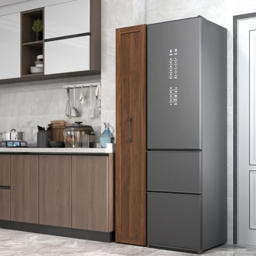 KEIKI Pull-Out Kitchen Pantry Storage Cabinet w/Multi-Tier Shelf & Wheels