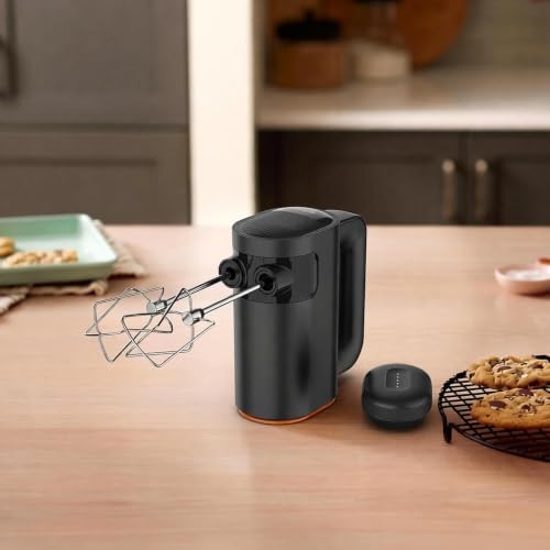 Cordless Hand Mixer Electric,Removable battery,8-Speed,LED Digital Display