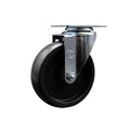Service Caster Brand Replacement Caster for Uline Caster H-5536S - Swivel Top Plate Caster with 5 Inch Polyolefin Wheel - Light Duty Replacement Caster - Fits Carts, Dollies and Poly Box Trucks H-592