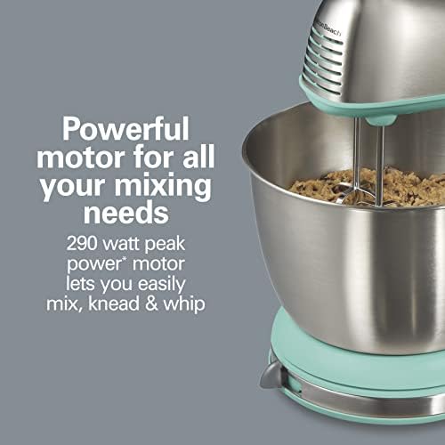 Hamilton Beach Classic Electric 4 Qt Stand Mixer & Hand Mixer With 6 Speeds