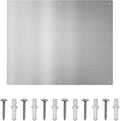 30"x24" Heavy-Duty Stainless Steel Stove Backsplash – Stylish Wall Protector with Ultra Flat Surface – Resists Oil, Heat & Stains – Modern Look, Quick Installation