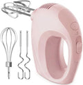 Handmixer Electric Handheld - 7 Speed Portable Kitchen Mixer Electric with 5 Stainless Steel Accessories Whisk, Food Beater for Whipping Mixing Cookies Cakes Home (CX6613-PK)