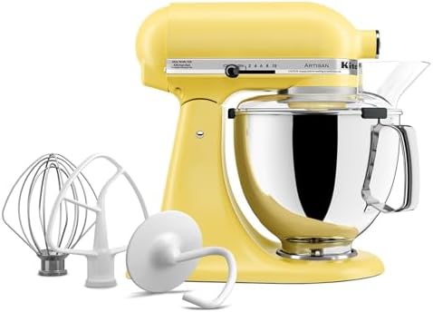 KitchenAid Artisan, 5-Qt Tilt Head Stand Mixer, KSM150PS, Butter