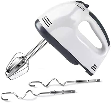 Hand Mixer, Hand Mixer Electric, 200W Power handheld Mixer for Baking Cake Egg Cream Food Beater, 4 Stainless Steel Accessories
